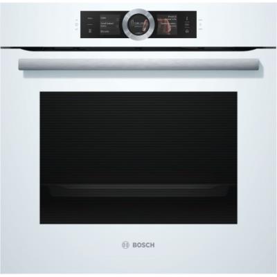 Horno Multifunción Bosch Hsg636bw1 Serie 8 Vapor 71l Blanco A+