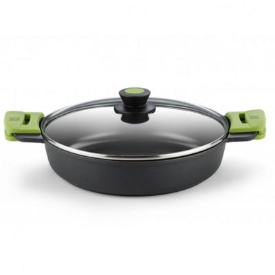 Cacerola Baja Prior Bra A400532 - Ø32cm - 5l - Espesor 5.5mm - Aluminio Fundido - Teflon Antiadheren