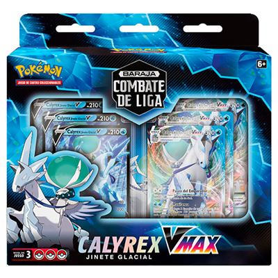 League Battle Deck Jinete Espectral Calyrex V Max Pokémon varios