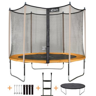 Kangui - Trampoline De Jardin 305 Cm + Filet De Sécurité + Échelle + Bâche De Protection + Kit D´ancrage Jumpi Pop 300 pour 252