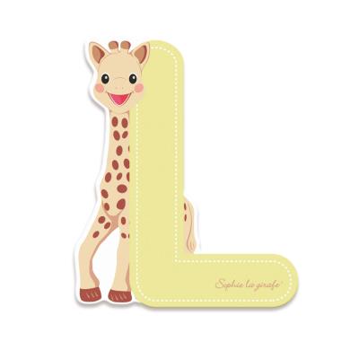 Lettre dcorative sophie la girafe : l (beige) janod pour 2
