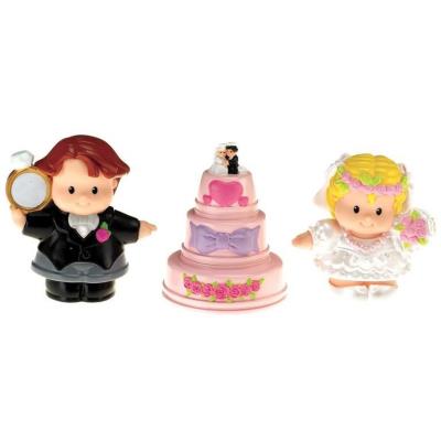 Little people tube figurine mariage - 2 figurines + 1 accessoires - fisher-price pour 15