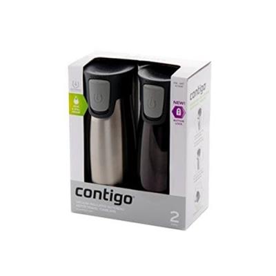 Contigo Astor Pack De 2 Tasses De Voyage Steel Black pour 73