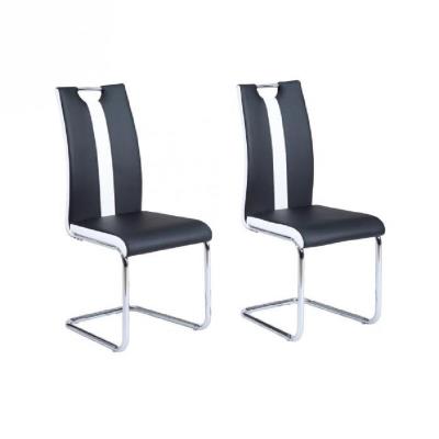 Jade lot de 2 chaises de salle a manger noires pour 125