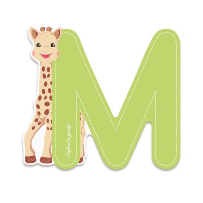 Lettre dcorative sophie la girafe : m (vert) janod pour 2