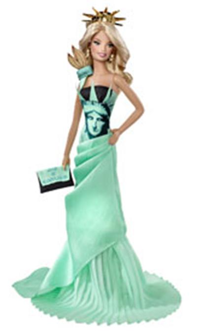 Mattel - Barbie Collector - Poupe du Monde Monument Statue de la Liberte pour 102