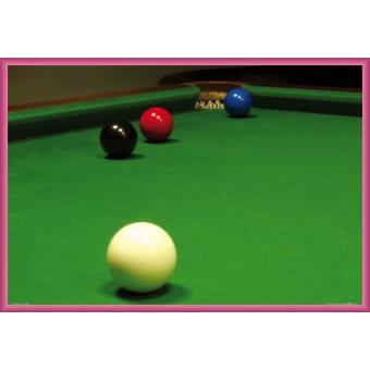 votre Poster Encadré: Billard Snooker, Stiuation Free Ball (61x91