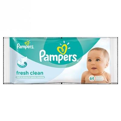 PAMPERS Lingettes Fresh Clean 1x64 pour 11
