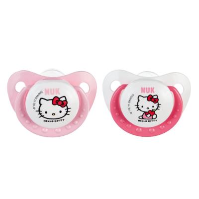 Nuk - 2 Sucettes physiologiques silicone Hello Kitty - T03 pour 10