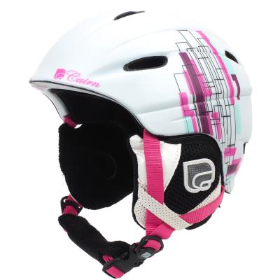 Casque De Ski Cairn Neutron Blanc Fushia Jr 79981 - Taille : 55 pour 41