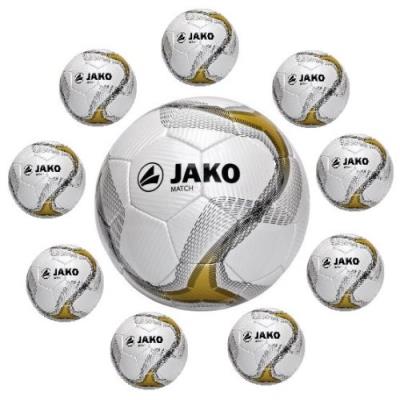 Jako Match 2361 Ballon De Football Multicolore Weiß Gold Schwarz 3 pour 40