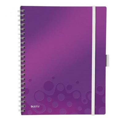 Leitz cahier be mobile a4 lign wow violet pour 14