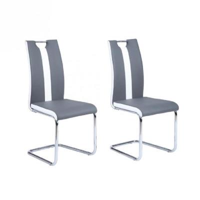 Jade lot de 2 chaises de salle a manger grises pour 125