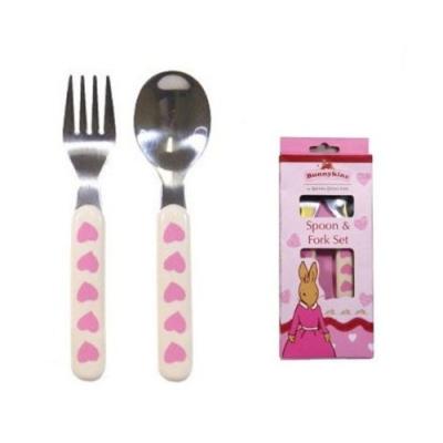 GREAT GIZMOS BUNNYKINS SPOON AND FORK SET (SWEETHEART) pour 20