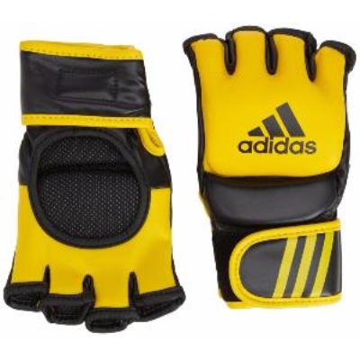 Gants De Combat Libre Adidas - Csg041 - Couleurs : Noir / Jaune - Taille : S pour 45