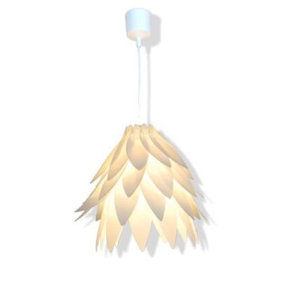LAMPE SUSPENSION FLOWER AVEC ABAT-JOUR EN PLASTIQUE POUR AMPOULE E27 MAX. 40 W ECO 11 W NON INCLUSE, PLUSIEURS COLORIS DISPONIBL pour 44