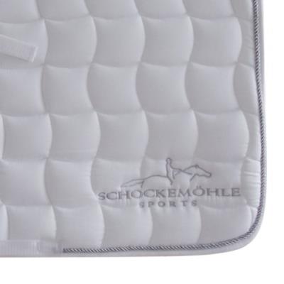 Schockemöhle 1610-00032 Coach Plus Sl Tapis De Selle Pour Saut Dobstacle Pour Demi-sang Blanc Lurex pour 64