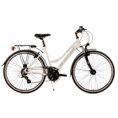 Vtc Femme 28 Pouces Norfolk Fl Blanc Tc 48 Cm Ks Cycling pour 322