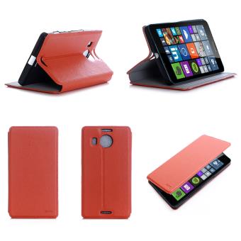 Etui luxe Microsoft Lumia 950 XL 4G/LTE (ex Nokia) Dual Sim orange