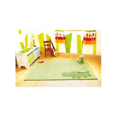 Tapis enfant - Happy zoo Crocodile - vert 120x180 cm en Acrylique pour 261