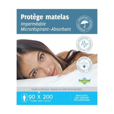 SWEET HOME Protege matelas impermable EOLE 90 pour 22