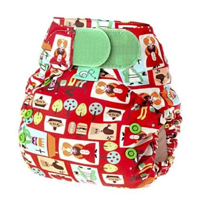 tots bots 8-35 lb easy fit hook and loop nappy sixpence print pour 41
