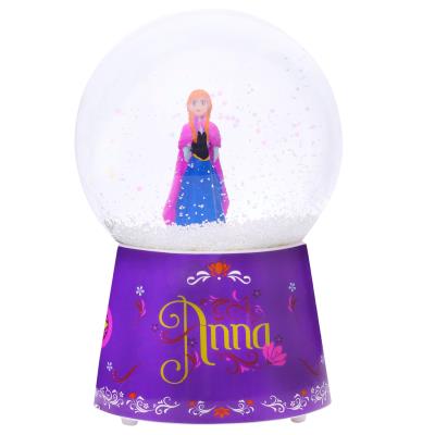 Boule  neige musicale en verre : anna, la reine des neiges (frozen) trousselier pour 29