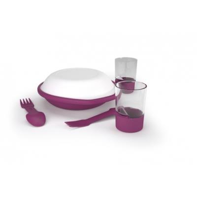 Da Silva Kit Vaisselle Pour Camping 2 Personnes Violet Violet pour 44