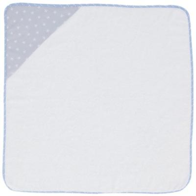 cambrass - 28493 - serviette de bain  capuche - 80 x 80 cm - lovely 1 - gris / bleu pour 37