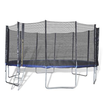 Trampoline Complet 487 Cm De Diamètre Échelle + Filet De Sécurité + Bâche + Coussin 0702029 pour 430