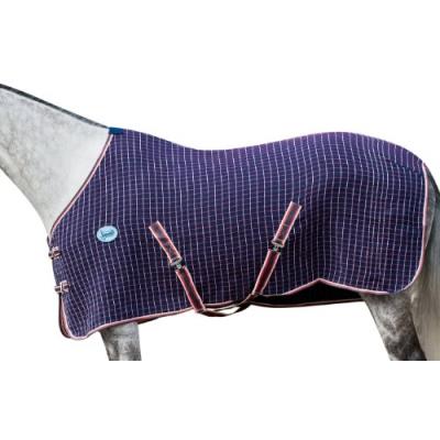 Funnell Couverture Pour Cheval Carreaux Bleu Navy Red White 5.6 Ft pour 64