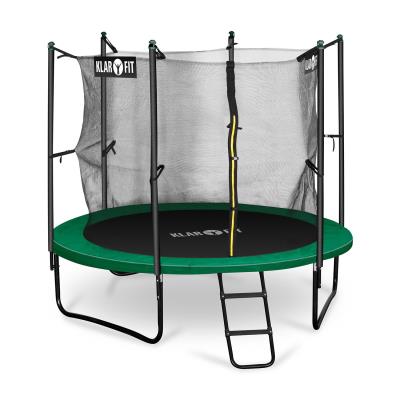 Klarfit Rocketstart 250 Trampoline 250cm Filet De Sécurité Échelle Large Vert pour 200