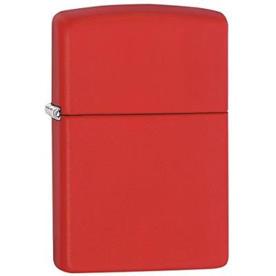 Zippo 50810607 Briquet - Red Matte Sans Logo Zippo pour 40