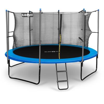 Klarfit Rocketboy 366 Trampoline 366cm Filet De Sécurité Échelle Large Bleu pour 305