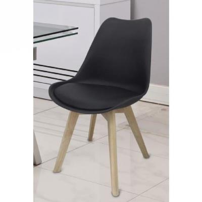 Bjorn chaise de salle a manger noire pour 67