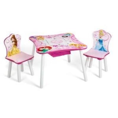 Disney princesses table bac rangement et 2 chaises delta children tt89460ps pour 73