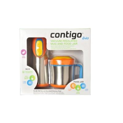 Contigo Scout 2 Pack Gourde Mixte Enfant Steel Orange pour 43