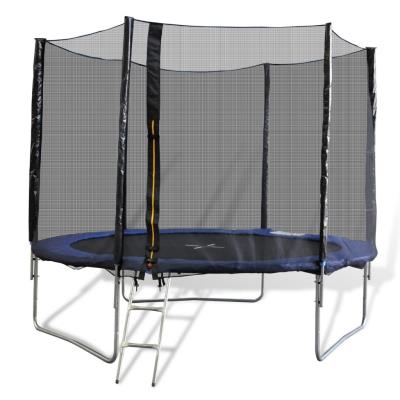 Trampoline Complet 305 Cm De Diamètre Échelle + Filet De Sécurité + Bâche + Coussin 0702010 pour 220