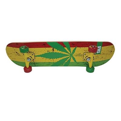 Sk8 Abec 5 Rasta Leaf Planche À Roulettes 31 pour 80