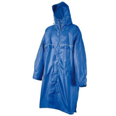 Poncho Cagoule Camp Zip Intégral Taille L/xl Couleur Bleu pour 50