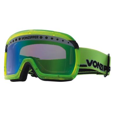 Masque De Ski Von Zipper Fubar - Lime Translucide / Vert Fume pour 47