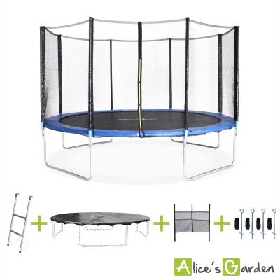 Alice´s Garden - Trampoline Rond Ø 370cm Avec Son Filet, Échelle Et Sa Bâche - Saturne Xxl - Trampoline De Jardin pour 281