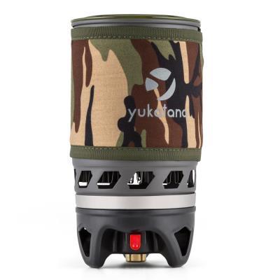 Yukatana Yukacook 900 Réchaud Gaz Camping 900ml Tasse Allumeur Camouflage pour 45