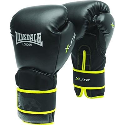 Lonsdale X-lite Gants Dentraînement Noir Vert 283,49 G 10 Oz pour 104