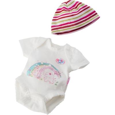 Baby born body blanc animaux avec bonnet - 1002 - habit poupe - 43 cm - zapf pour 15