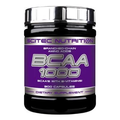 Bcaa 1000 Acides Amines Scitec Bcaa - 300 Capsules pour 49