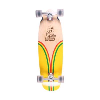 Long Island 14a Logo Rasta Lion Longboard Complet Jaune 9,05 X 29,48 pour 123