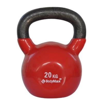 Bodymax Poids Kettlebell En Fonte Revêtement Vinyle Noir Noir 20 Kg pour 116