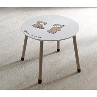 Demeyere 234550 ted & lily table rond blanc beige pour 39