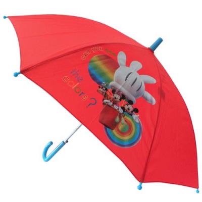 Parapluie Mickey Club House rouge pour 13